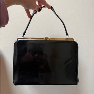 VINTAGE Black Handbag